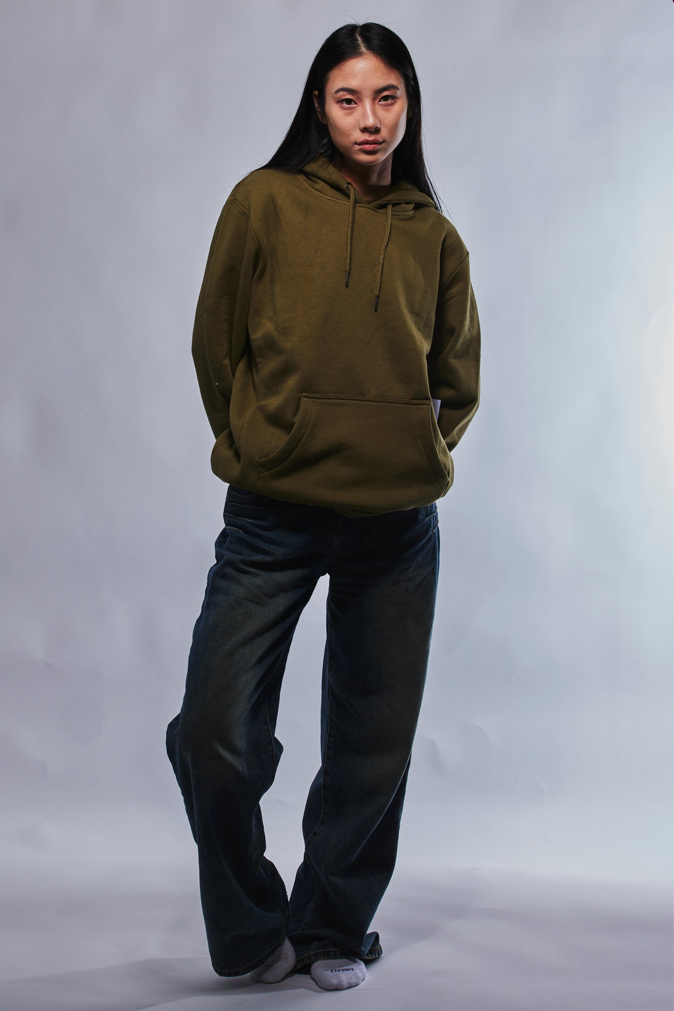 Confident in Coping Hoodie - Military Green