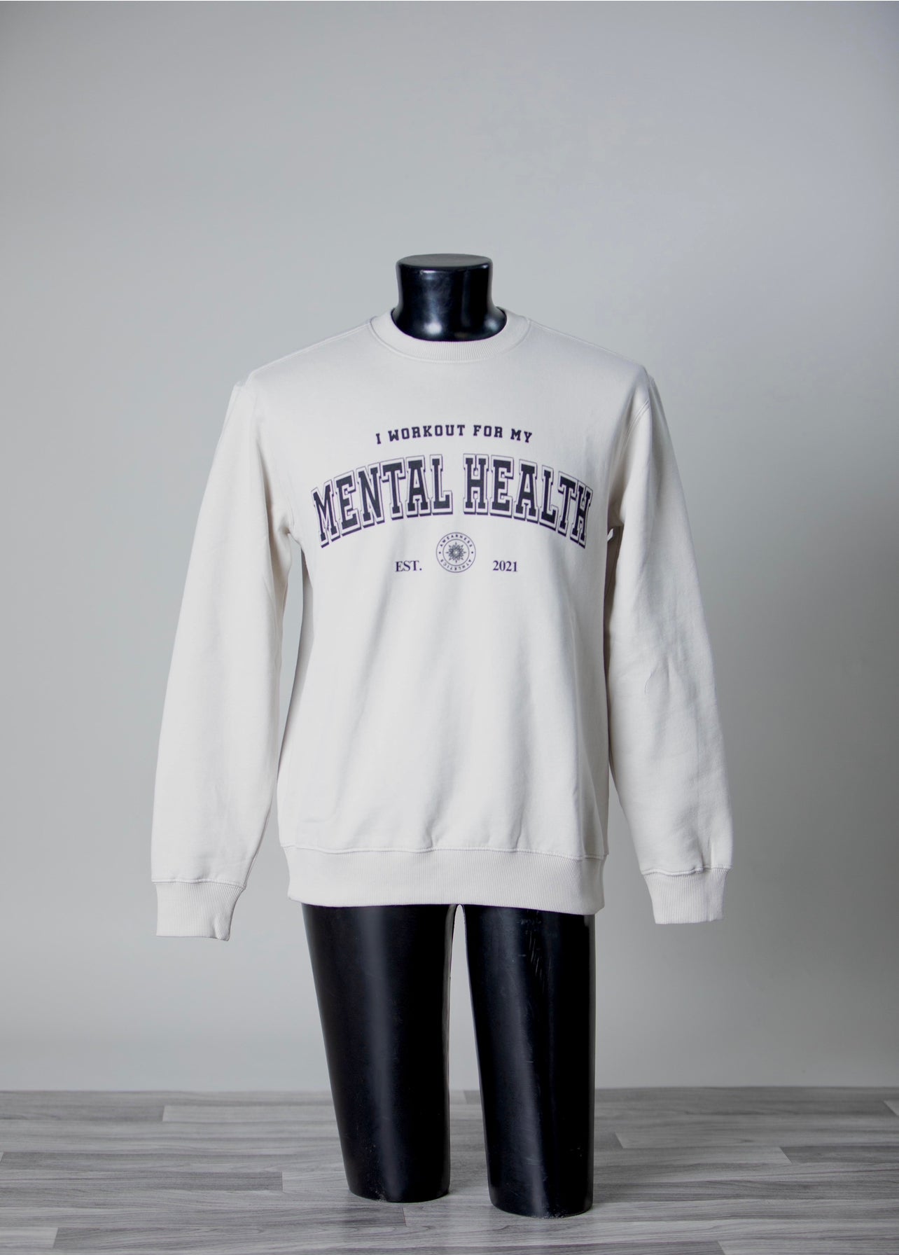 I Workout For My Mental Health Crewneck