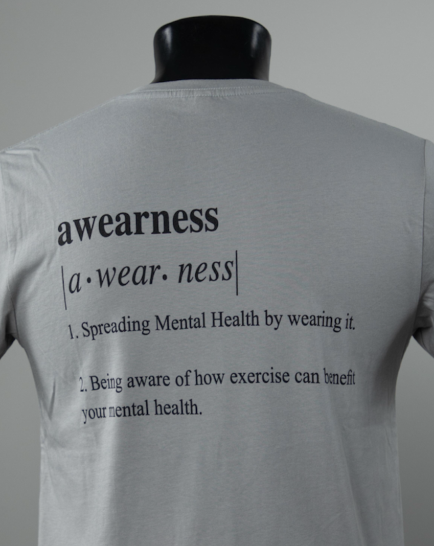 A | WEAR | NESS 100% Organic Cotton T-Shirt Grey