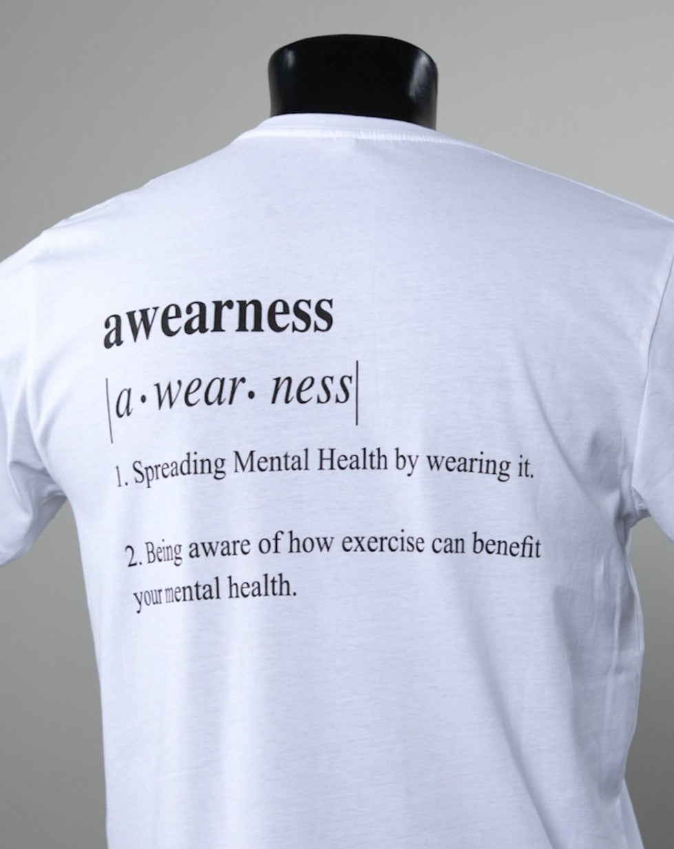 A | WEAR | NESS 100% Organic Cotton T-Shirt Plain White