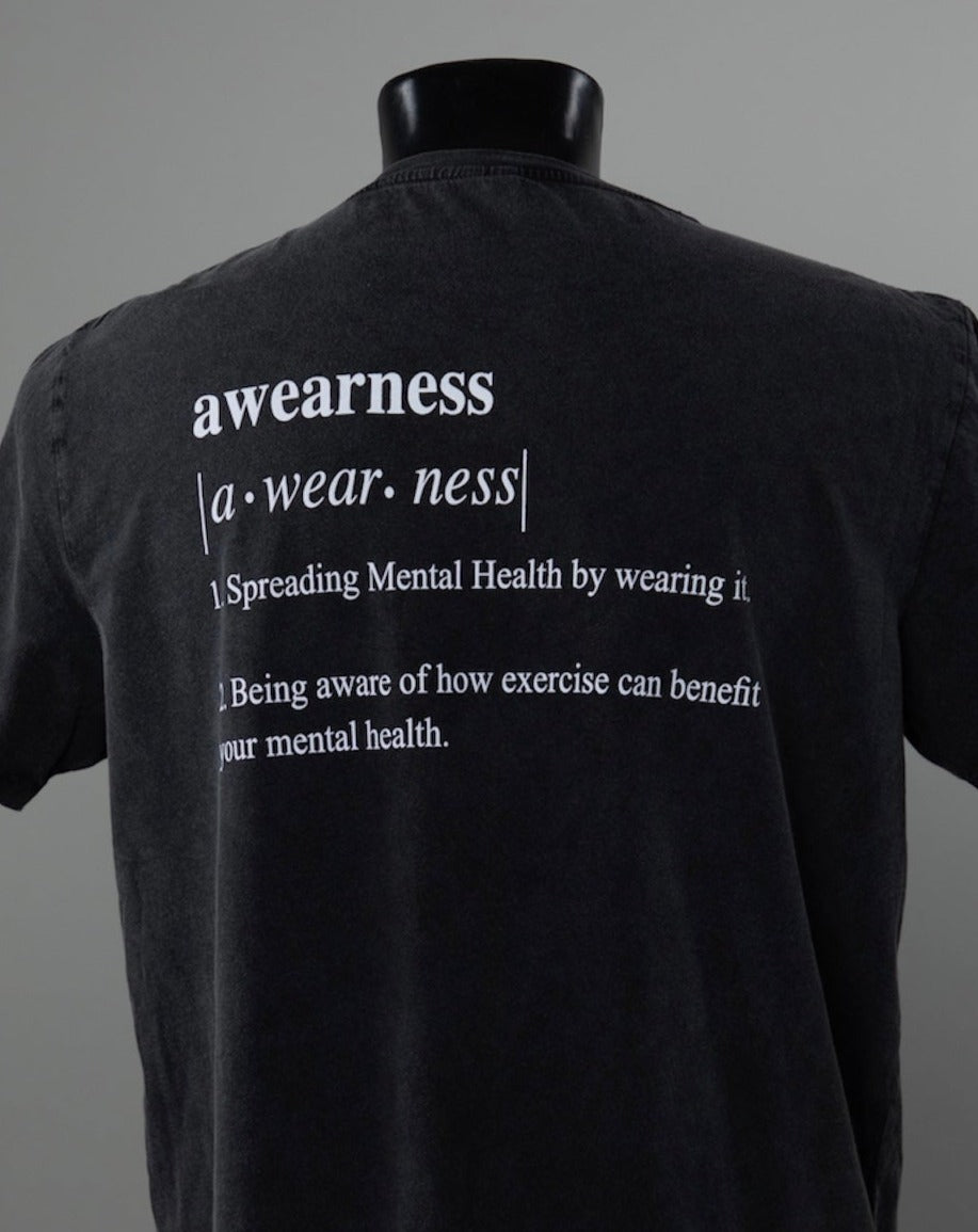 A | WEAR | NESS 100% Organic Cotton T-Shirt Stonewash Black