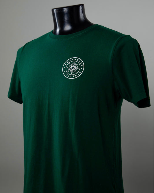 A | WEAR | NESS 100% Organic Cotton T-Shirt Forest Green