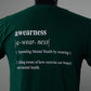 A | WEAR | NESS 100% Organic Cotton T-Shirt Forest Green
