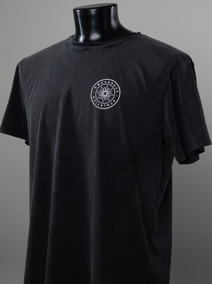 A | WEAR | NESS 100% Organic Cotton T-Shirt Stonewash Black